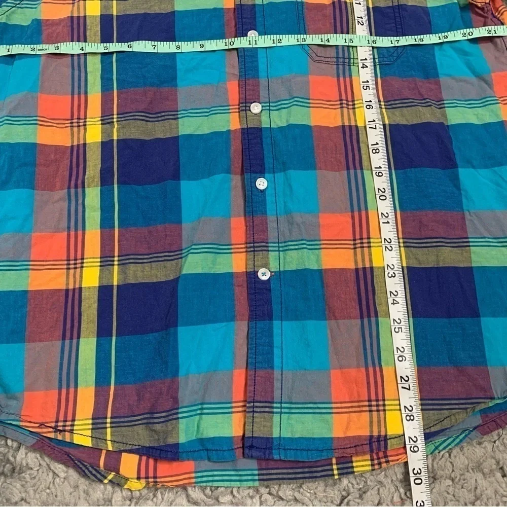 Club Room Mens Plaid Casual Button Down T-Shirt - Picture 11 of 11